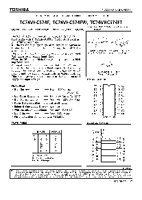 浏览型号TC74VHC574的Datasheet PDF文件第1页