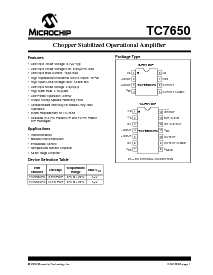 浏览型号TC7650的Datasheet PDF文件第1页