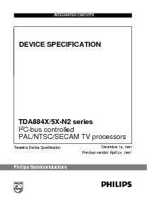 浏览型号TDA8843-N2的Datasheet PDF文件第1页