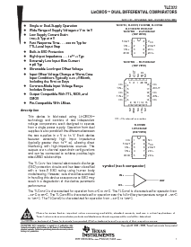 浏览型号TLC372CPSR的Datasheet PDF文件第1页