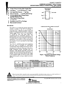 浏览型号TLV2711CDBV的Datasheet PDF文件第1页