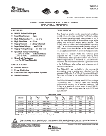 浏览型号TLV27L2IDR的Datasheet PDF文件第1页