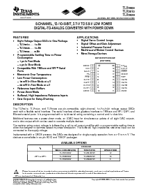 浏览型号TLV5608IPW的Datasheet PDF文件第1页