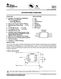 浏览型号TPS2111PWR的Datasheet PDF文件第1页