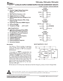 浏览型号TPS3110K33DBVT的Datasheet PDF文件第1页