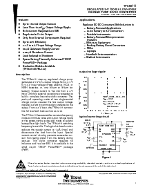 浏览型号TPS60111PWP的Datasheet PDF文件第1页