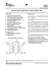 浏览型号TPS65110RGE的Datasheet PDF文件第1页
