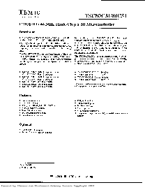 浏览型号TSC80C31-12CA的Datasheet PDF文件第1页