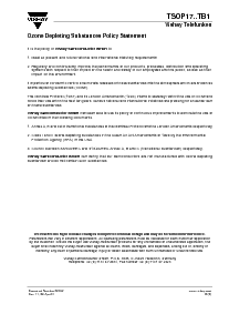 浏览型号TSOP1736TB1的Datasheet PDF文件第9页
