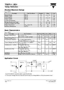 浏览型号TSOP1736XG1的Datasheet PDF文件第2页