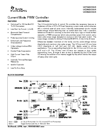 浏览型号UC2842DWTR的Datasheet PDF文件第1页