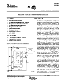 浏览型号UCC2913DTR的Datasheet PDF文件第1页