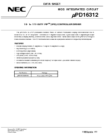 浏览型号UPD16312GB-3B4的Datasheet PDF文件第1页