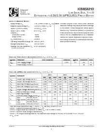 浏览型号ICS853210AYT的Datasheet PDF文件第3页