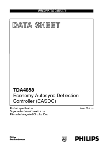 浏览型号TDA4858的Datasheet PDF文件第1页