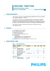 浏览型号74HC245DB的Datasheet PDF文件第1页