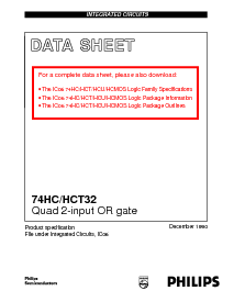 浏览型号74HCT32DB的Datasheet PDF文件第1页