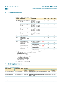 浏览型号74ALVC164245DGG的Datasheet PDF文件第2页