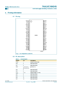 浏览型号74ALVC164245DL的Datasheet PDF文件第5页