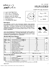 浏览型号IRLR3303的Datasheet PDF文件第1页