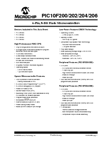 浏览型号PIC10F202的Datasheet PDF文件第3页