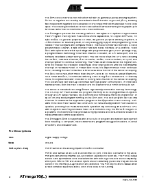 浏览型号ATmega16L-8AC的Datasheet PDF文件第4页