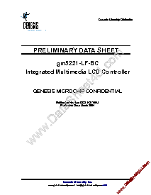 浏览型号GM5221-LF-BC的Datasheet PDF文件第1页