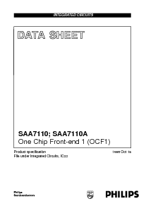 浏览型号SAA7110的Datasheet PDF文件第1页