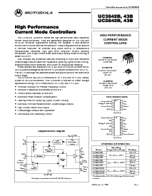 浏览型号UC3842BN的Datasheet PDF文件第1页