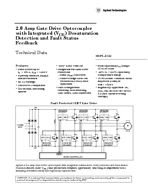 浏览型号HCPL-316J的Datasheet PDF文件第1页