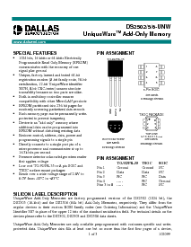 浏览型号DS2502的Datasheet PDF文件第1页