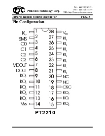 浏览型号PT2210的Datasheet PDF文件第2页