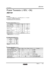 浏览型号2SA1797的Datasheet PDF文件第1页