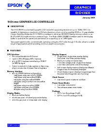 浏览型号S1D13503的Datasheet PDF文件第7页