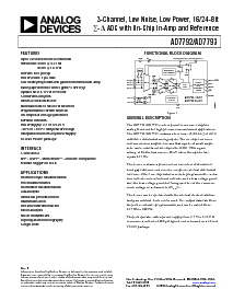 浏览型号AD7793BRU的Datasheet PDF文件第1页