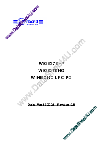 浏览型号W83627EHF的Datasheet PDF文件第1页