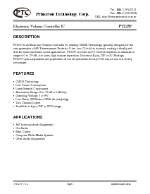 浏览型号PT2257的Datasheet PDF文件第1页