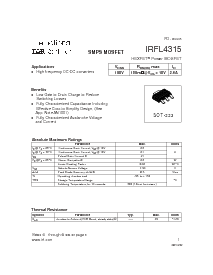 浏览型号IRFL4315的Datasheet PDF文件第1页