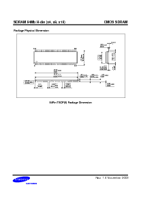 浏览型号K4S641632H-TC75的Datasheet PDF文件第4页