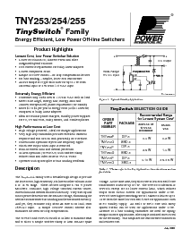 浏览型号TNY255P的Datasheet PDF文件第1页
