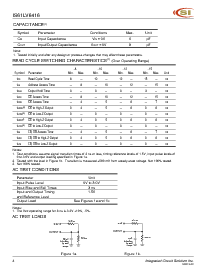 浏览型号IS61LV6416-8T的Datasheet PDF文件第4页