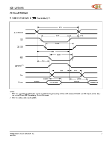 浏览型号IS61LV6416-8T的Datasheet PDF文件第7页