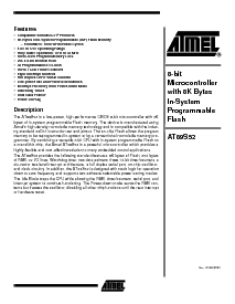 浏览型号AT89S52的Datasheet PDF文件第1页