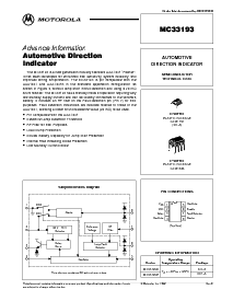 浏览型号MC33193的Datasheet PDF文件第1页