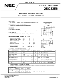 浏览型号2SC3356的Datasheet PDF文件第1页