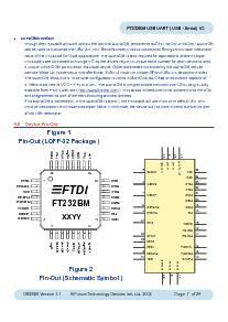 浏览型号FT232BM的Datasheet PDF文件第7页