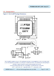 浏览型号FT232BM的Datasheet PDF文件第10页
