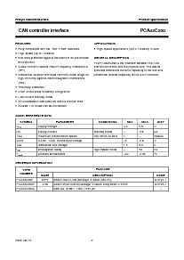 浏览型号PCA82C250T/N4的Datasheet PDF文件第2页