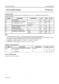 浏览型号PCA82C250T/N4的Datasheet PDF文件第5页
