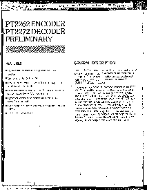 浏览型号PT2272M4的Datasheet PDF文件第1页